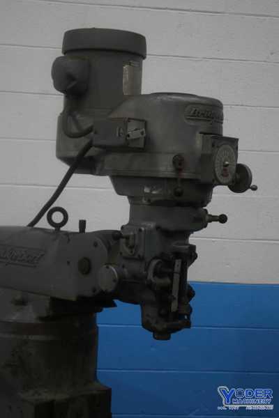 Bridgeport #Series-I, vertical ram type mill, 9" x42" table, 1.5 HP, one shot lube, #75130 - Image 3