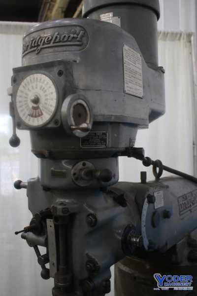 Bridgeport #Series-I, vertical ram type mill, 9" x42" table, 1.5 HP, one shot lube, #75130 - Image 6