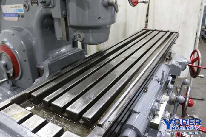 Kearney & Trecker #320TF-16, vertical mill, 16" x72" table, power draw bar, forward/reverse, #71081 - Image 7