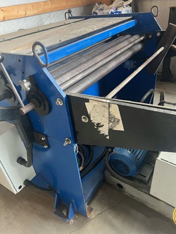 44" Kentex coil slitter, 28 gauge, 6 knives, new controls - Image 6