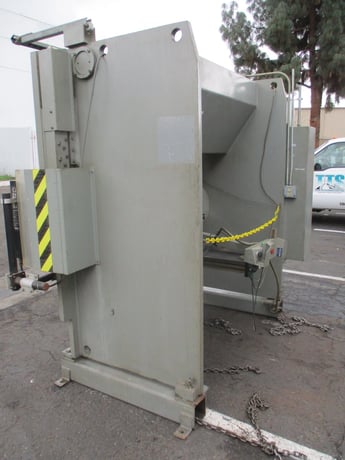 65 Ton, LVD #65-JS-06, CNC hydraulic press brake, 6' overall, 1990 - Image 9