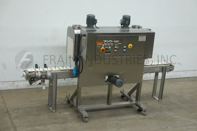 Tripack #HT-2, Stainless Steel, over the conveyor convection air neck band shrink tunnel - Image 1