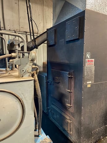 Wood Power, 32", 25 HP Grinder with Furnace, Dentom 624 9500 BTU Furnace - Image 3