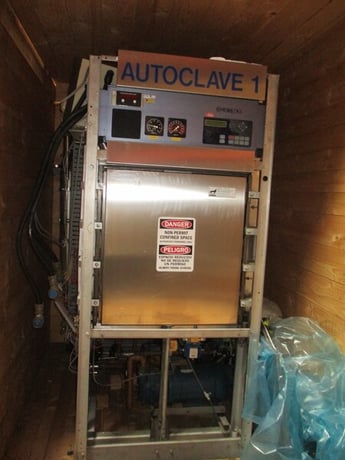 Getinge Allen-Bradley #6612 AR2 Sterilizer Autoclave +Cart+Generator/Amsco/26x26x48" - Image 1
