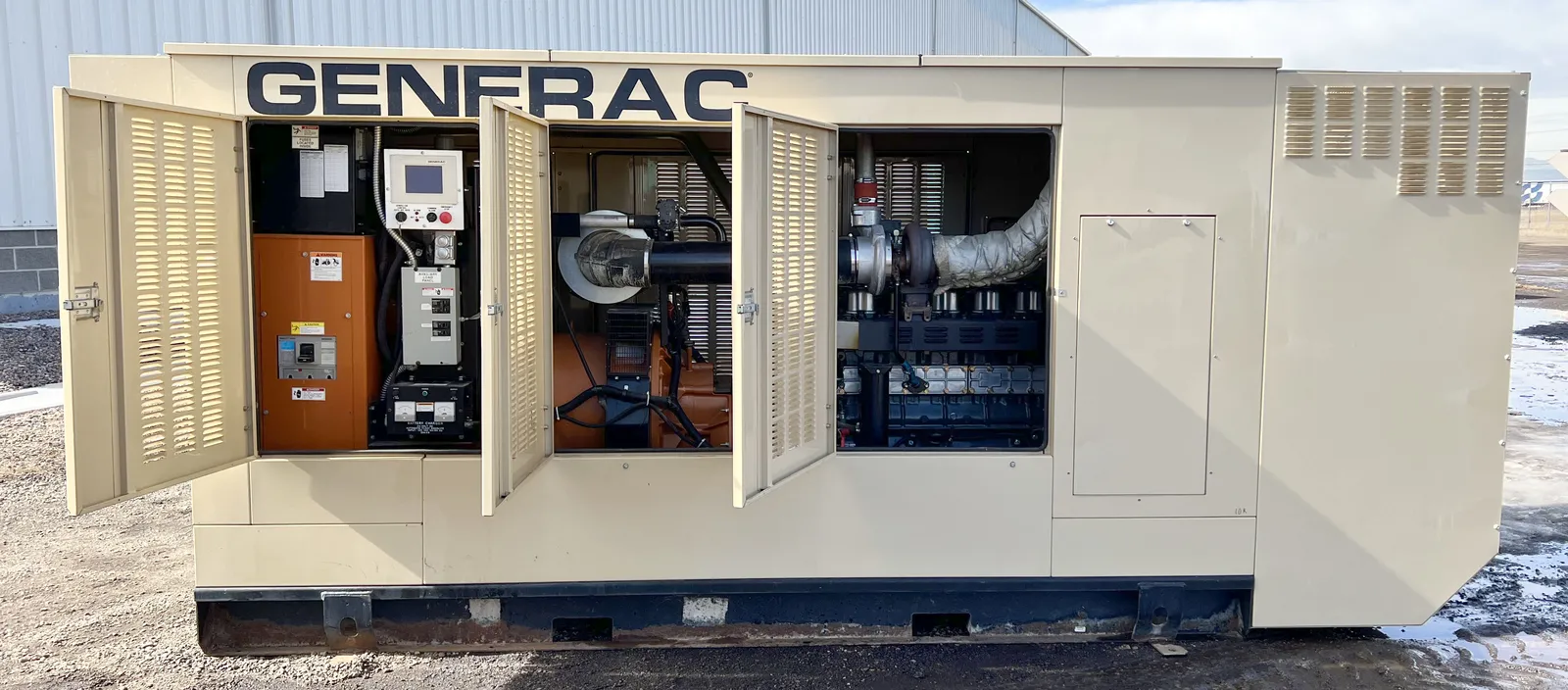375 KW Generac #4535820500, diesel generator set, 277/480 Volts, 3-phase, 138 hours, Mitsubishi engine - Image 3