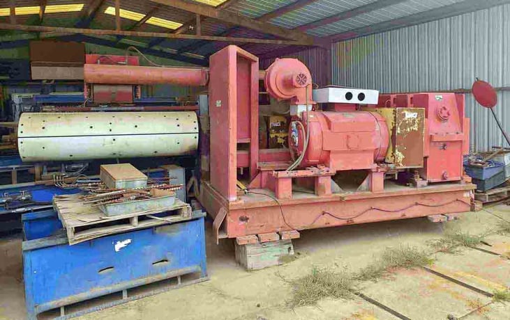 70000 lb. Red Bud, recoiler & coil car, 20" diameter x 79.5" face drum, hydraulic grip & expansion, power - Image 1