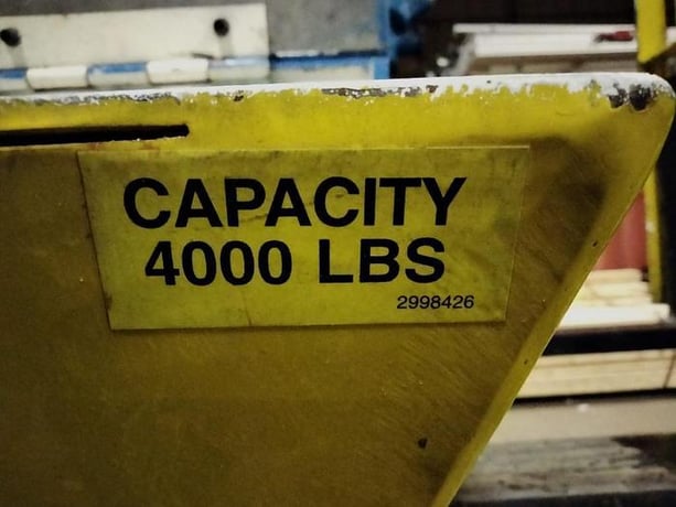 4000 lb. Southworth, scissor lift table - Image 2