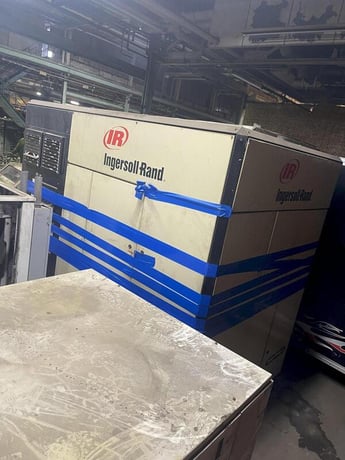 150 HP Ingersoll-Rand #LRN150H-CC, screw type, air cooled, s/n Nf50270u04088, 74450 hours, 2004 - Image 3