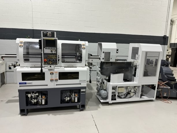 Miyano #GN-3200W-2F3, CNC Swiss Lathe, Fanuc Oi-Tf, 180 mm X, 200 mm Z, 20 mm drill shank diameter, 2.2/1.5 - Image 2