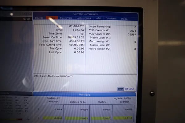 Haas #ST-40, 34.5" swing, 15" chuck, 4" bar, 44" centers, A2-8, 2400 RPM, 40 HP, 2019 - Image 2