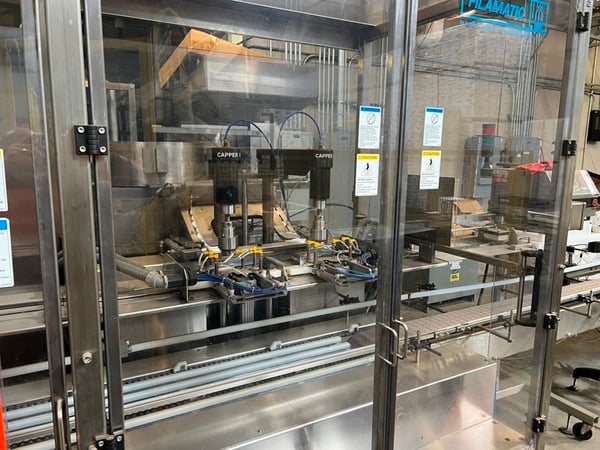 Filamatic #Cubitainer-System, 2 head filler & 2 head capper, Stainless Steel, 2009 - Image 9