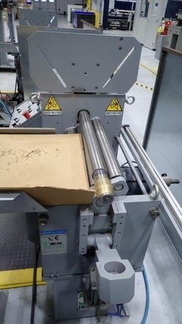 1.6' x 20 gauge Imcar #HiTech-5/60, hydraulic & pneumatic plate roll, 4-rolls, 23 FPM, piston drop end, 2005 - Image 2