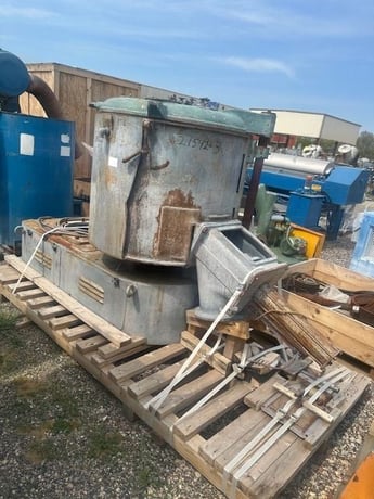 500 liter Henschel high intensity mixer including motor, 2 tier blade design - Image 1