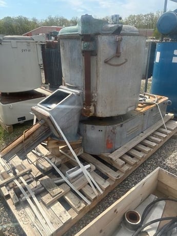 500 liter Henschel high intensity mixer including motor, 2 tier blade design - Image 7