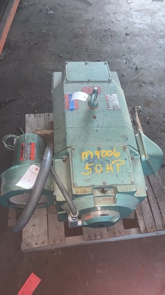 50 HP 850/1750 RPM Reliance, Frame MC3212ATZ, DPBV, stab shunt - Image 1