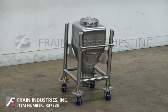 Tote System #SO15706, Tote Systems 316 Stainless Steel, 42 liter tote, 12" L x 12" W x 30" D with a 12" - Image 1