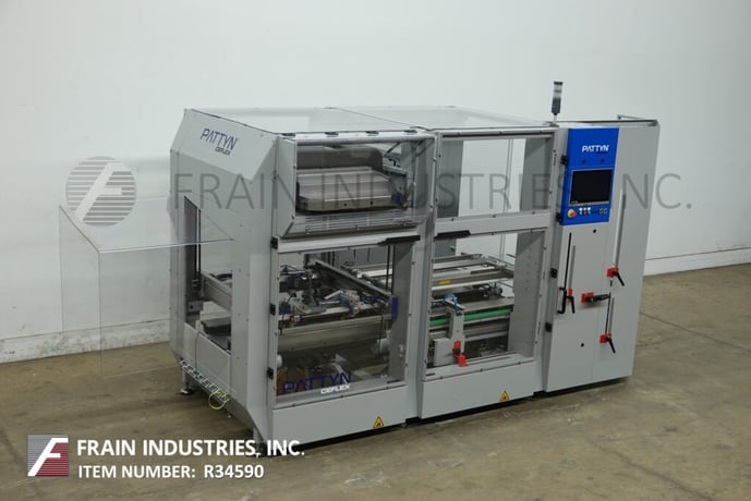 Pattyn Packaging Line #Ceflex-41RTL, automatic, case erector, bottom taper and bag inserter rated from 2-12 - Image 1