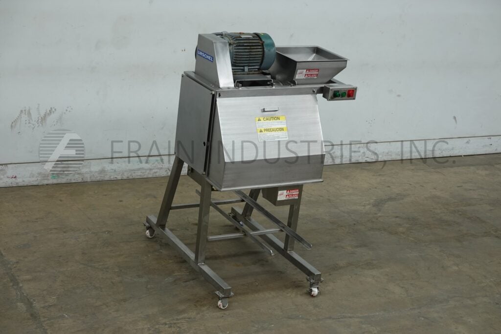 Urschel Laboratories Inc #RAD, Stainless Steel, dicer and strip-cutter, mounted on Stainless Steel frame with - Image 1
