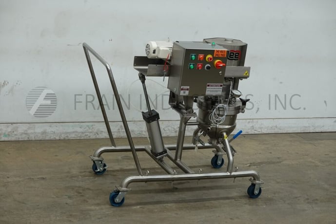 5 gallon Lee #15LD9MT, 316 Stainless Steel double motion 1/2 jacketed kettle, 14" dia x 12" deep with a 6" - Image 5