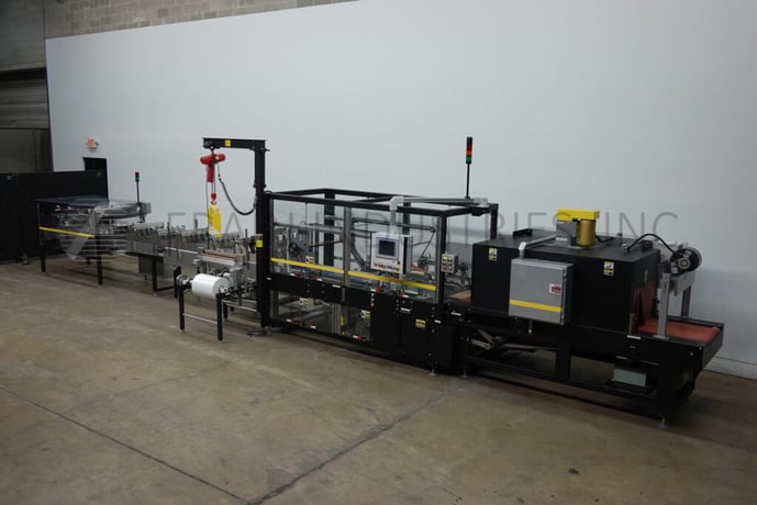 Arpac #BPMP5300, automatic, continuous motion, servo driven, shrink bundler and tunnel with in feed conveyor - Image 1