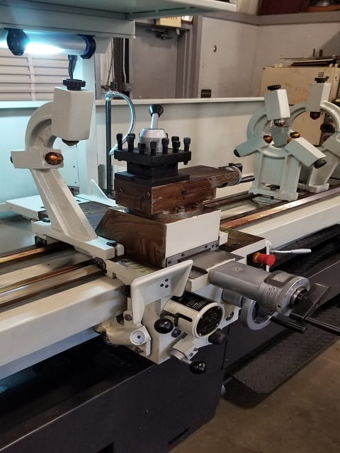 25" x 92" Nardini #ND-325, gap bed engine lathe, 18" swing over cross slide, inch/metric, 3-jaw 10" chuck - Image 10