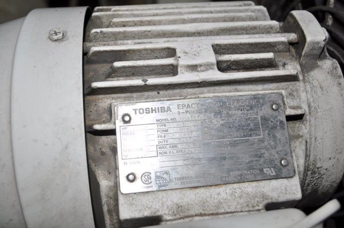 125 psig, Gardner Denver #EBH99G 125, rotary screw air compressor, 50 HP, air cooled, 2004 - Image 4