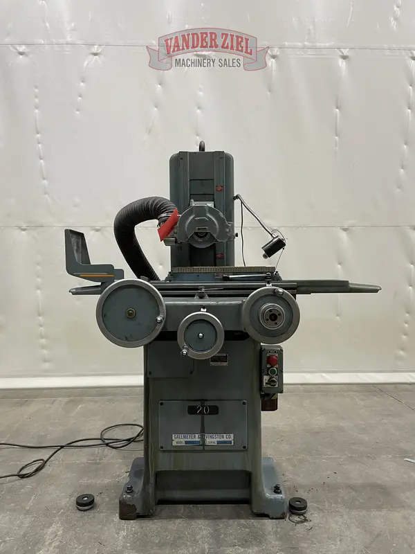 6" x 18" Gallmeyer & Livingston #20, hand surface grinder, serial #20411, #16282 - Image 1