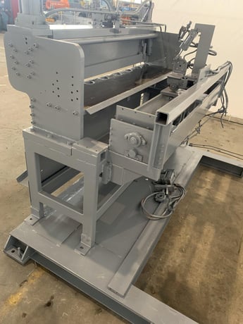 .08" x 72" Paxson Crop Shear, straight blade design, entry driven edge guides - Image 3