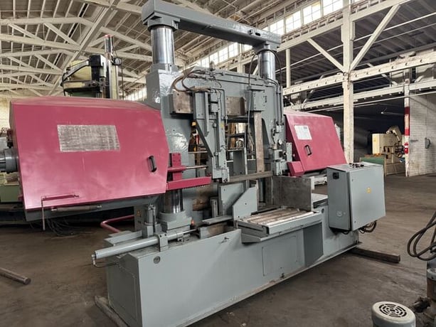 33" x 25" Behringer #HBP-650A, automatic horizontal band saw, 346" x 2.62" blade, 1997 - Image 5