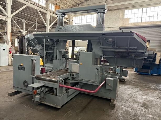 33" x 25" Behringer #HBP-650A, automatic horizontal band saw, 346" x 2.62" blade, 1997 - Image 10
