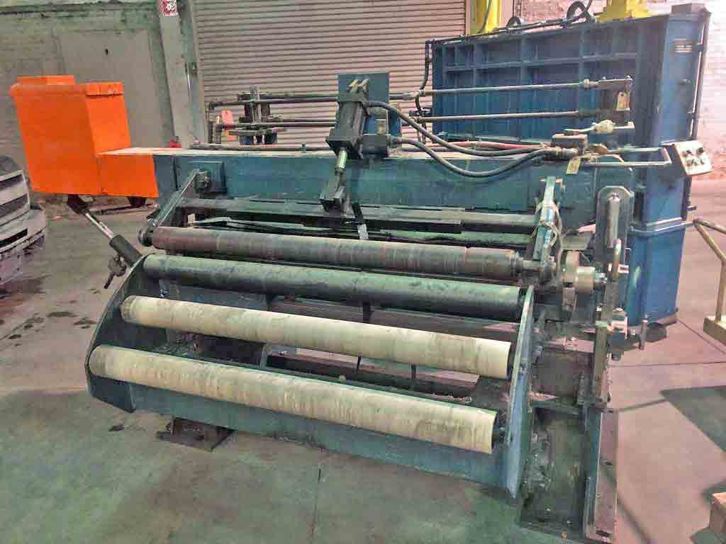 52" Tension Stand, 41.5" passline height, 52" diameter x 53" face entry pinch rolls - Image 1