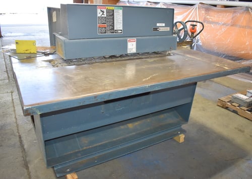 Diehl #SL-50, straight line rip saw with adjustable infeed speed controller - Image 6