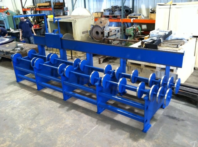 KEC #330, pipe beveling & cutting machine/system, 3"-30" pipe diameter, 12' bed length - Image 1