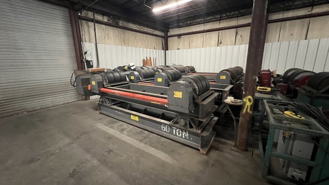 120 Ton, Preston-Eastin #TDRA-120HD, tank & vessel turning roll sets w/extended frame - Image 2