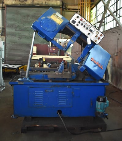 12" x 16" DoAll #C-80, 1" x 144" blade, 6' auto hydraulic stock-feed table, 85-450 FPM, 5 HP - Image 1