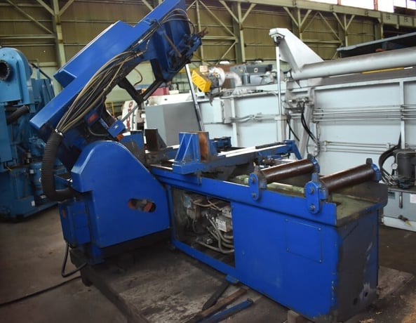 12" x 16" DoAll #C-80, 1" x 144" blade, 6' auto hydraulic stock-feed table, 85-450 FPM, 5 HP - Image 4