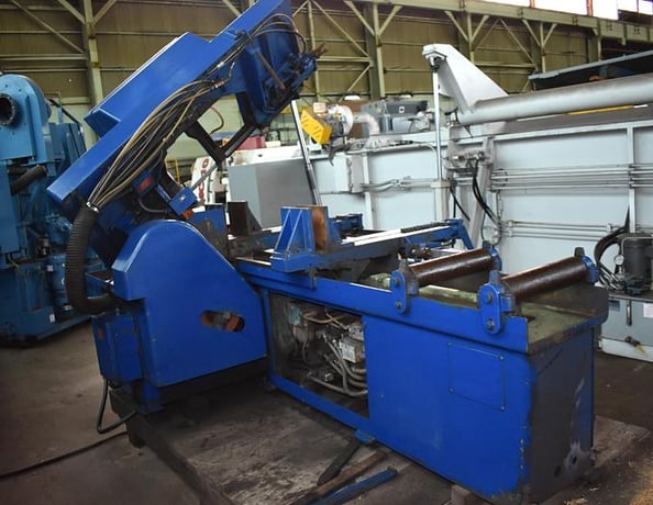 12" x 16" DoAll #C-80, 1" x 144" blade, 6' auto hydraulic stock-feed table, 85-450 FPM, 5 HP - Image 9