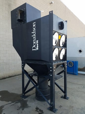 4000 cfm Donaldson #DFO2-8, cartridge dust collector, 1520 sq.ft. - Image 1