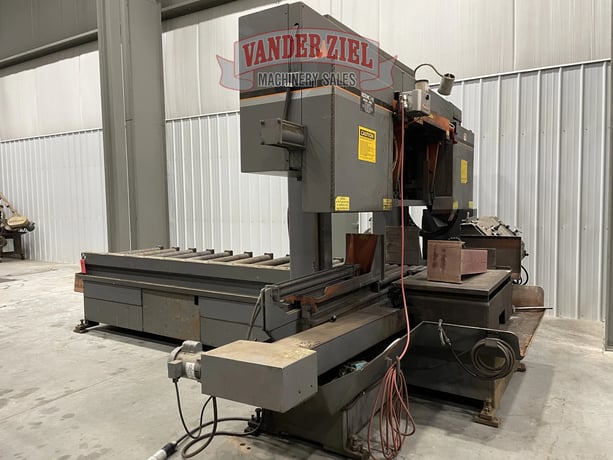 25" x 30" Hem #F160LM-60, dual post column horizontal saw, 26' 9" x 2" blade, #15311J - Image 2