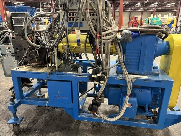 Maag #EX110/110-BF, thermoplastics melt pump, 800-2000 lbs/hr, 40 HP GE DC motor, 1750/2100 RPM - Image 6