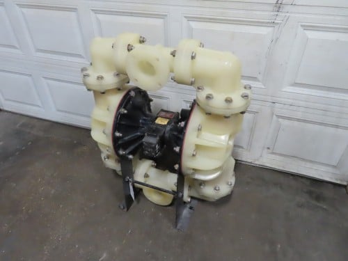 3" Sandpiper #S30B2P1QAS000, double diaphragm pump,polypropylene,air operated,reconditioned - Image 1