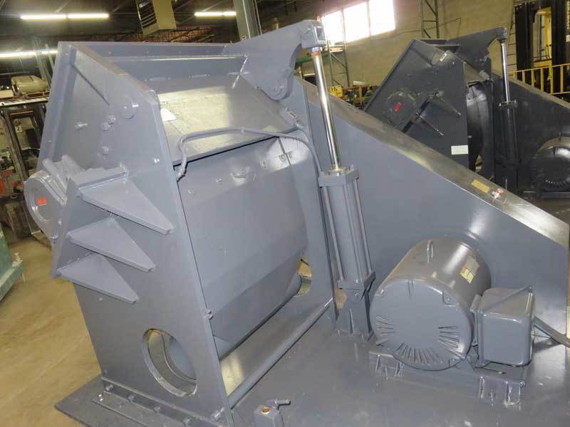 22" x 38" Sem Nemor #G2238, granulator, 100 HP, 5 knife solid rotor, 1 HP hydraulic assist - Image 8
