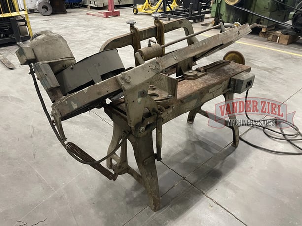 8" x 16" Wellsaw #800, horizontal saw, 8" round, 47,80,130 FPM, 45° swivel vise, #16370 - Image 3