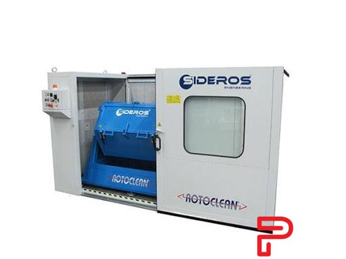 Sideros #Rotoclean-550, deburring machine, 2200 load capacity, 50% - 60% filling level, 39" x 14" workpiece - Image 5