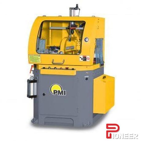 24" PMI #PMI-20-24, semi-auto miter upcut saw, 7.873" cut capacity, 7.5 HP, 2800 RPM, 7.8" H x 14.6" width - Image 1