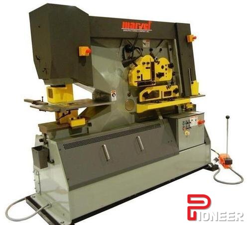 6" x 6" x .5" Marvel #MIW110DX, ironworker, 110 ton, 10 HP, 20" throat, 3.9375" stroke - Image 1