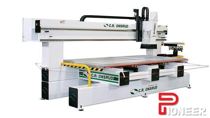 Onsrud #148E, CNC router, 60" x 144" table, 82" X, 212" Y, 12" Z, 18 HP, 24000 RPM, 12 side mount tool changer - Image 1