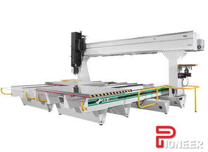 Onsrud #194E, CNC router, 60" x 194" table, 82" X, 236" Y, 12" Z, 18 HP, 24000 RPM, 12 side mount tool changer - Image 7