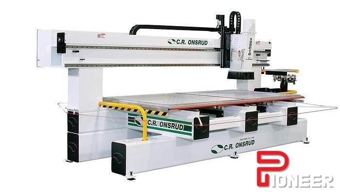 Onsrud #98E, CNC router, 60" x 96" table, 82" X, 164" Y, 12" Z, 18 HP, 24000 RPM, 12 side mount tool changer - Image 1