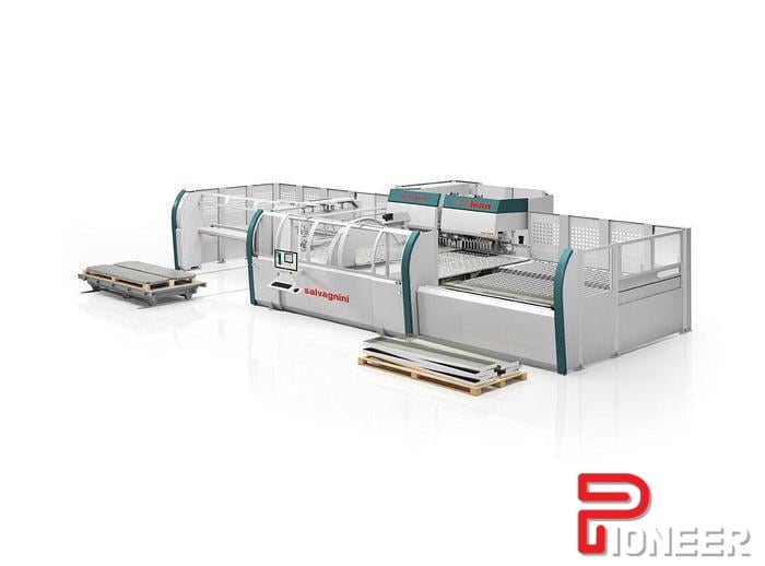 Salvagnini #P4Lean-2116, panel bender, 85.8" L x 6.5" H bending, 98.2" L x 60" width sheet, 330 kN bending - Image 2